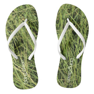 Going green Nature Balance Grass Flip Flops