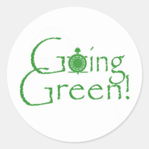 Going Green Stickers