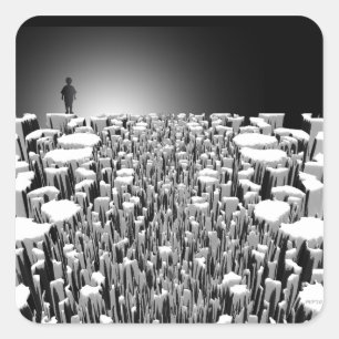 Going Home Square Sticker