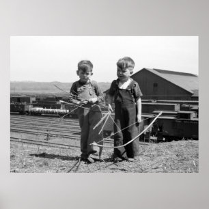 Going Hunting: 1930s Poster