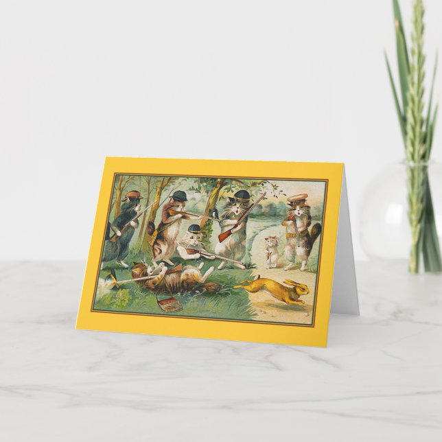 Going Hunting Greeting Card (Front)