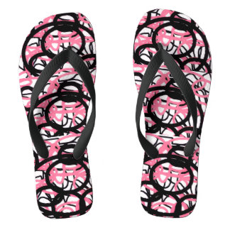 Going in Circles Flip Flops
