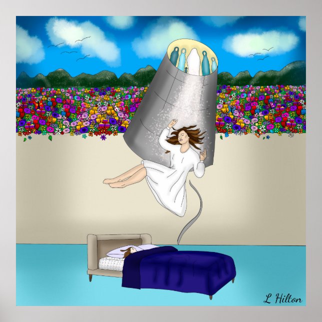 Going into the Tunnel | NDE Experience Art Poster (Front)