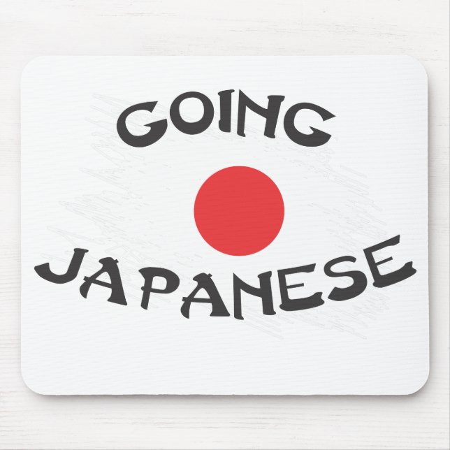 Going Japanese Mouse Mat (Front)