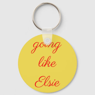 Going like Elsie keychain
