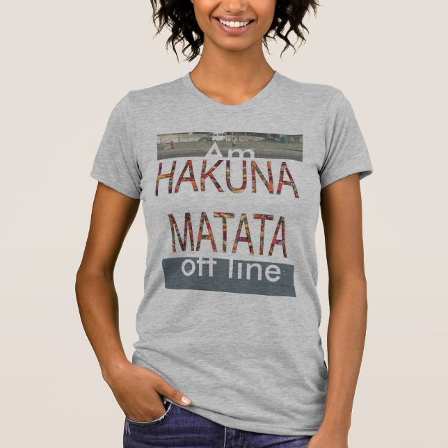 Going Off Line Customise Product T-Shirt (Front)