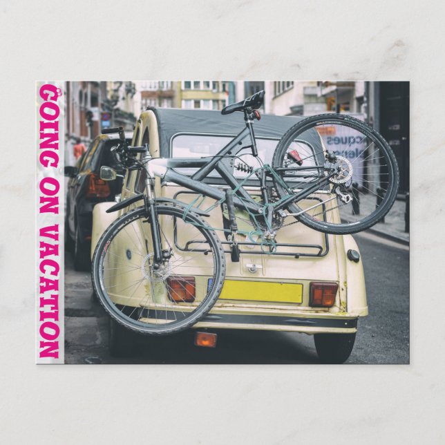 Going On Vacation Post Card (Front)