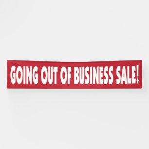 Going Out of Business Sale Banner
