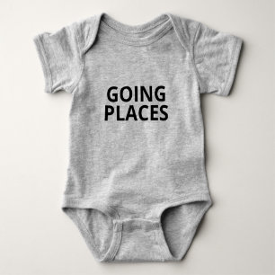 Going places - baby bodysuit