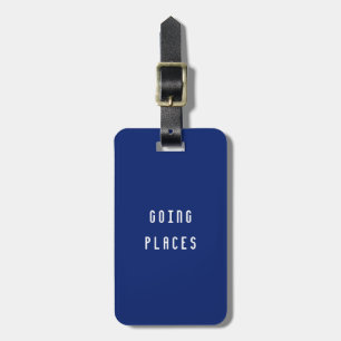 Going places - luggage tag