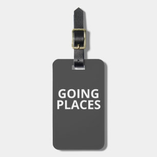 Going places - luggage tag