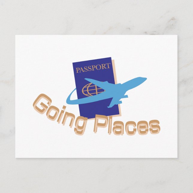 Going Places Postcard (Front)