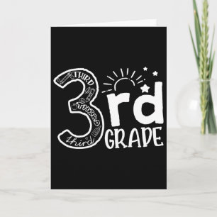 Going To 3rd Grade Teacher Squad And Third Grade B Card