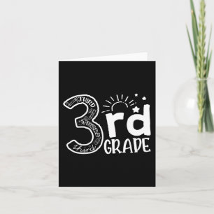 Going To 3rd Grade Teacher Squad and Third Grade B Card
