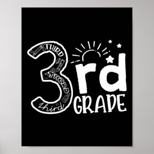 Going To 3rd Grade Teacher Squad And Third Grade B Poster