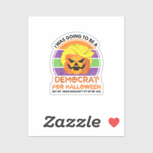 Going To A Democrat For Halloween Funny Trumpkin