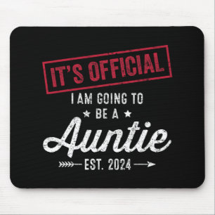Going To Be A Auntie First Mothers Day New Auntie Mouse Mat