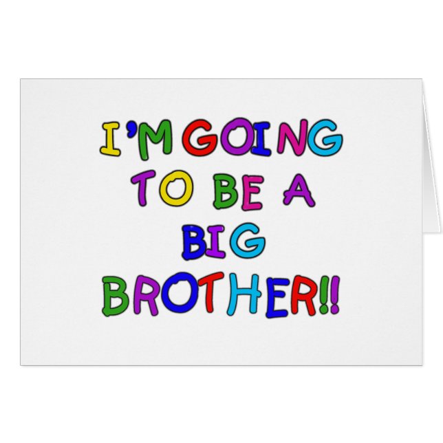 Going to be a Big Brother (Front Horizontal)