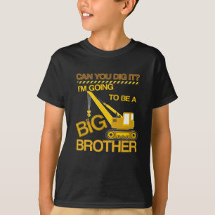 Going to be a big brother construction shirt