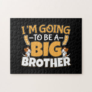 Going to Be a Big Brother - New Baby Sibling Jigsaw Puzzle