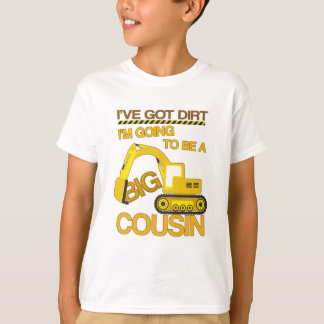 Going to be a big cousin construction t-shirt