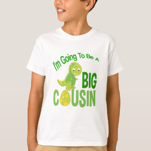 Going to be a big cousin dinosaur t-shirt