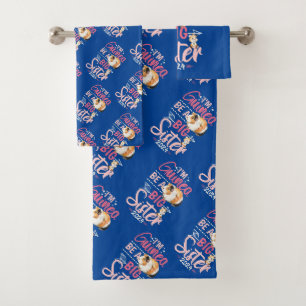 Going to Be a Big Sister 2024 - Guinea Pig Pun Bath Towel Set