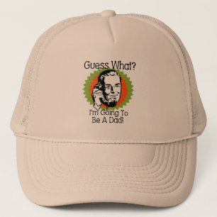 Going to Be a Dad Orange Green Trucker Hat