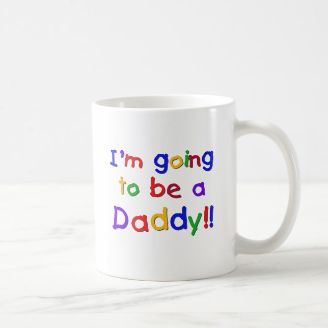 Going to be a Dad-Primary Colours Coffee Mug (Right)
