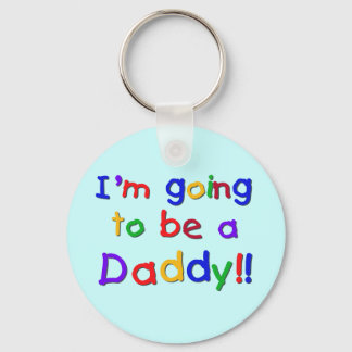 Going to be a Dad-Primary Colours Key Ring
