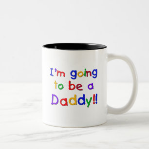 Going to be a Dad-Primary Colours Two-Tone Coffee Mug