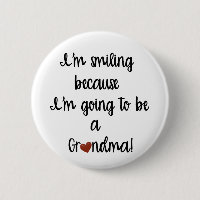 Going to be a Grandma Button