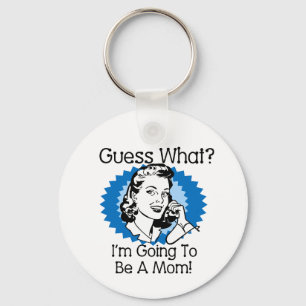Going To Be a Mum Blue Key Ring