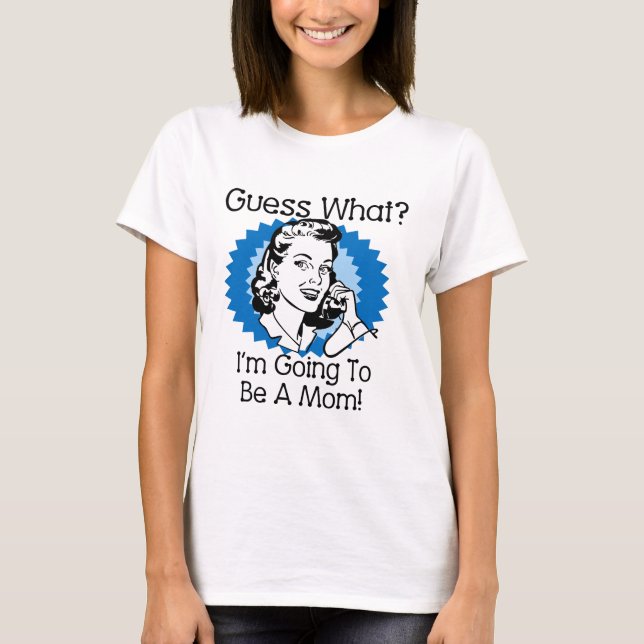 Going To Be a Mum Blue T-Shirt (Front)