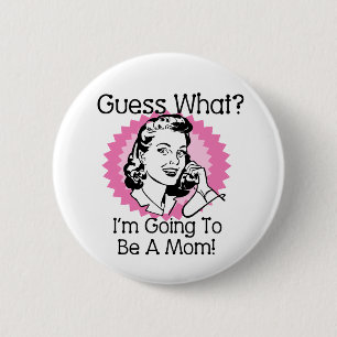 Going To Be a Mum Pink 6 Cm Round Badge