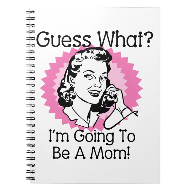 Going To Be a Mum Pink Notebook (Front)