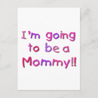Going to be a Mummy - Pink and Purple