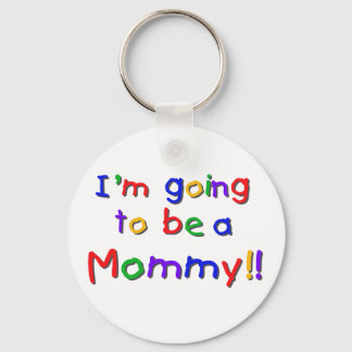Going to be a Mummy Primary Colours Key Ring