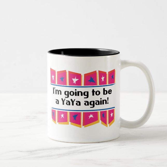 Going to be a YaYa again! Two-Tone Coffee Mug (Right)