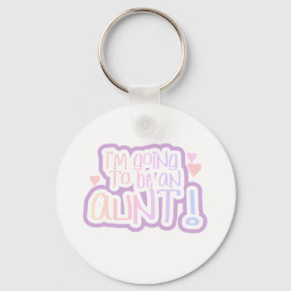 Going to be an Aunt Key Ring