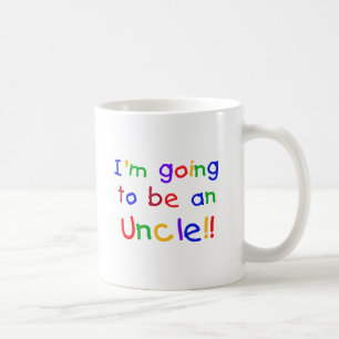 Going to be an Uncle Primary Colours Text Coffee Mug