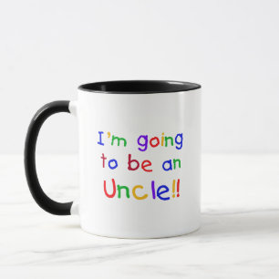 Going to be an Uncle Primary Colours Text Mug