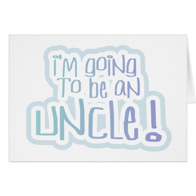 Going to be an Uncle Tshirts and Gifts (Front Horizontal)
