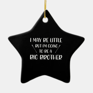 Going To Be Big Brother Announcement Gift Brother Ceramic Tree Decoration