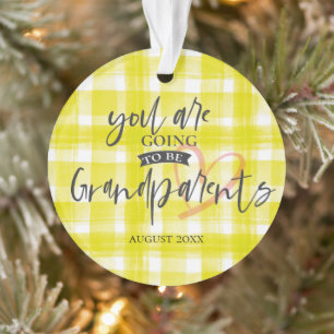 Going To Be Grandparents Pregnancy Announcement Ornament