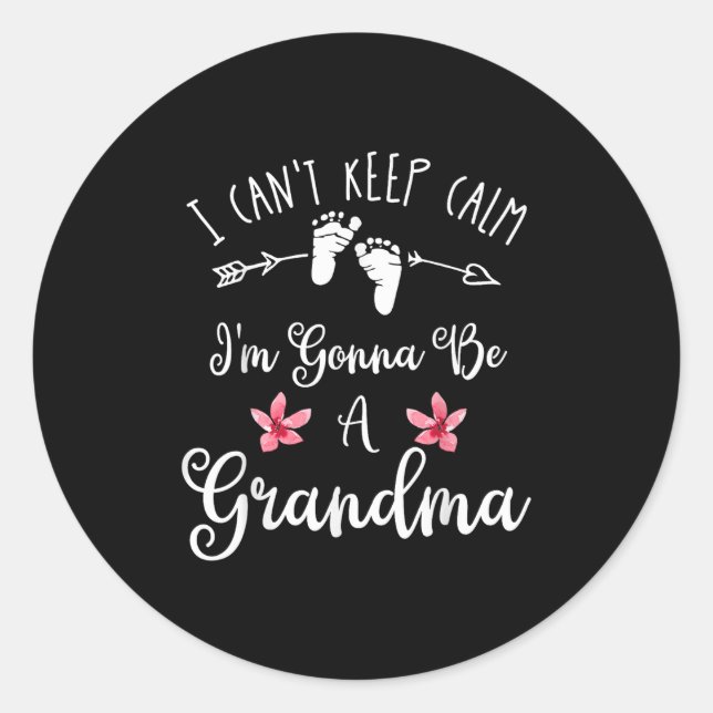 Going To Be New Parents Shirts By Tm3-designers I  Classic Round Sticker (Front)