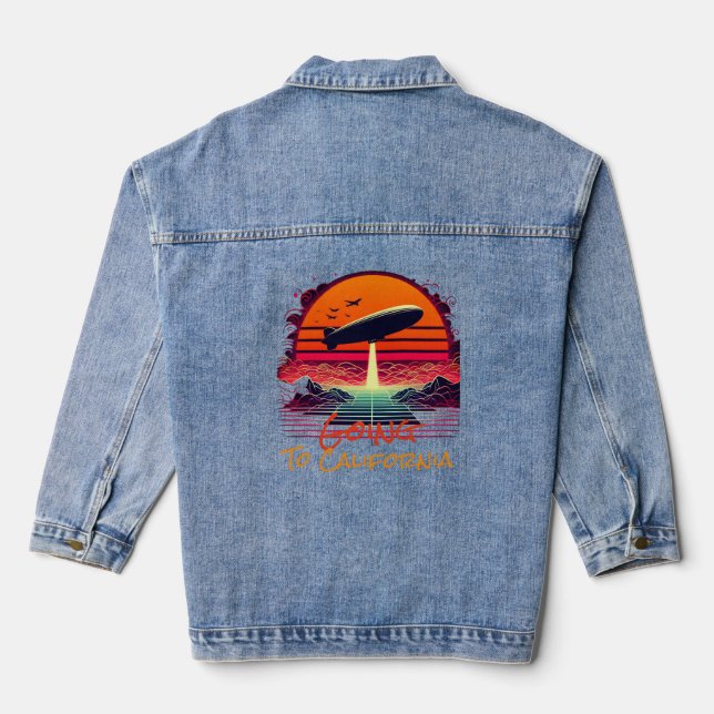 going to california denim jacket (Back)