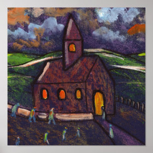 Going to chapel poster