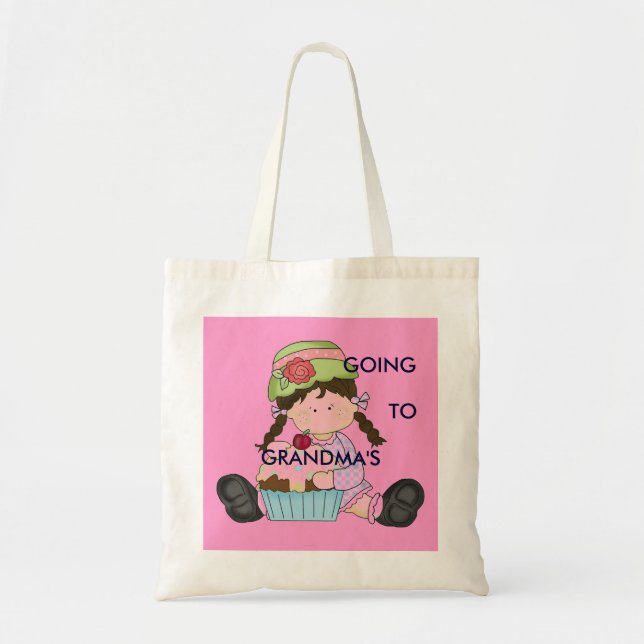 Going To Grandmas Tote Bag (Front)