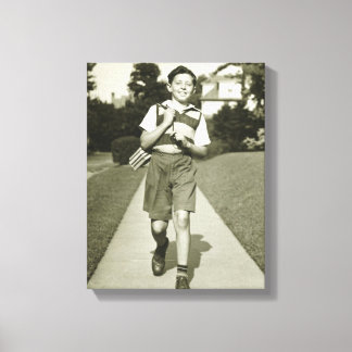 Going to School Canvas Print